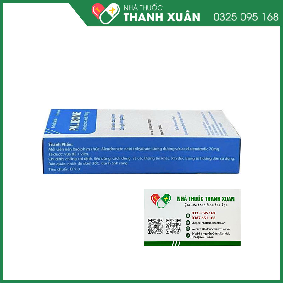Palibone thuốc điều trị và phòng ngừa loãng xương ở nam giới và phụ nữ sau mãn kinh